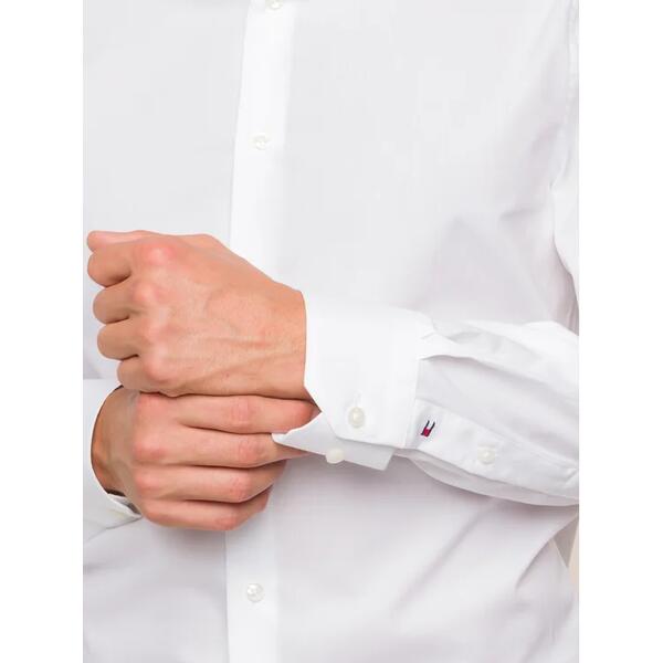 Ανδρικό Πουκάμισο Tommy Hilfiger White TT0TT01936-100