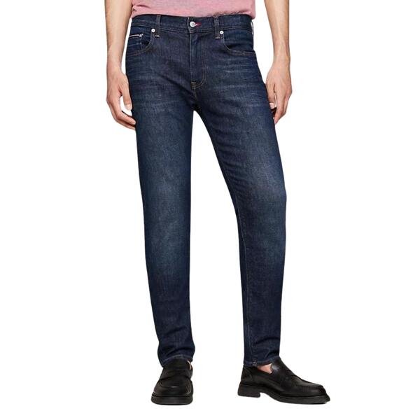 Ανδρικό Jean Tommy Hilfiger Slim Bleecker Pstr Benton Blue MW0MW35717-1BN34