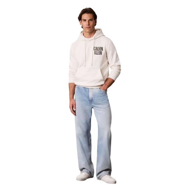 Ανδρικό Φούτερ Calvin Klein Ls 350Fleece Eu Bold Ho Tofu LV04RH247G-YAS