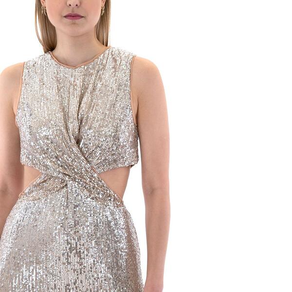 Γυναικείο Φόρεμα My T Wearables Silver S23T1246-SILVER