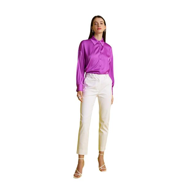 Γυναικείο Παντελόνι My T Wearables White S23T1325-WHITE