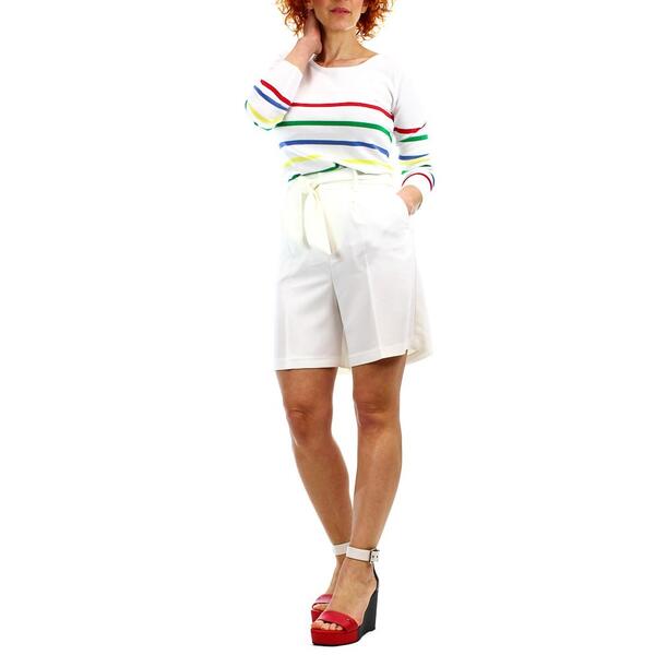 Γυναικείo Shorts ΜΥ Τ Off White S19T7165-WHITE