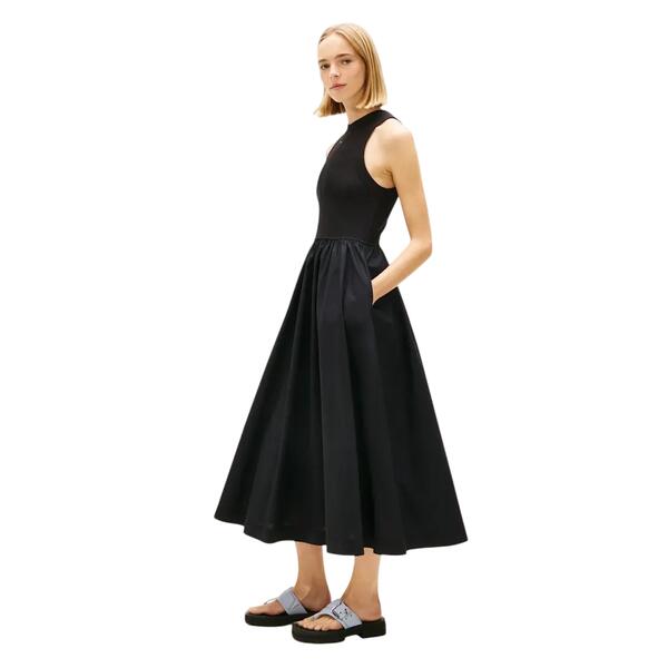 Γυναικείο Φόρεμα Tommy Jeans Tjw Rib Poplin Tank Ext Black DW0DW22593-BDS