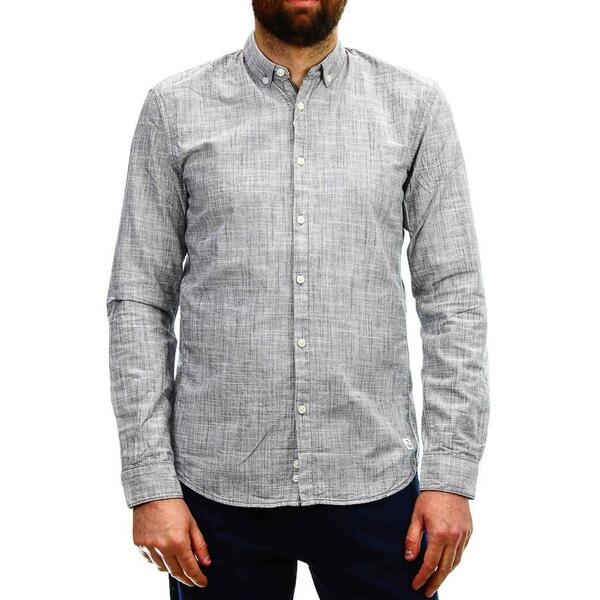 Ανδρικό Slub Structure Shirt Denim Male 1008086008-10668