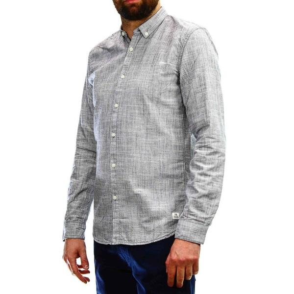 Ανδρικό Slub Structure Shirt Denim Male 1008086008-10668
