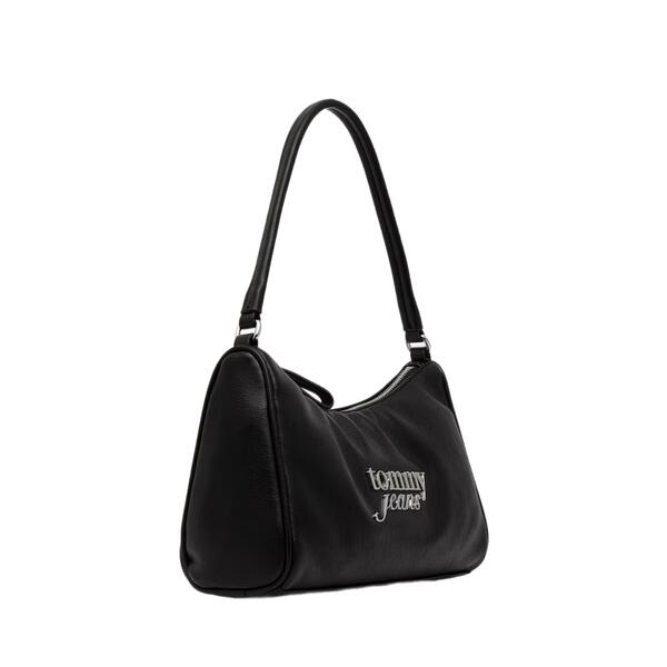 Γυναικεία Τσάντα Ώμου Tommy Jeans Tjw Bold Script Shoulder Black AW0AW19052-BDS