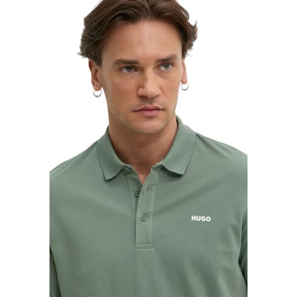 Ανδρικό Polo Hugo Donos222 Open Green 50466182-391