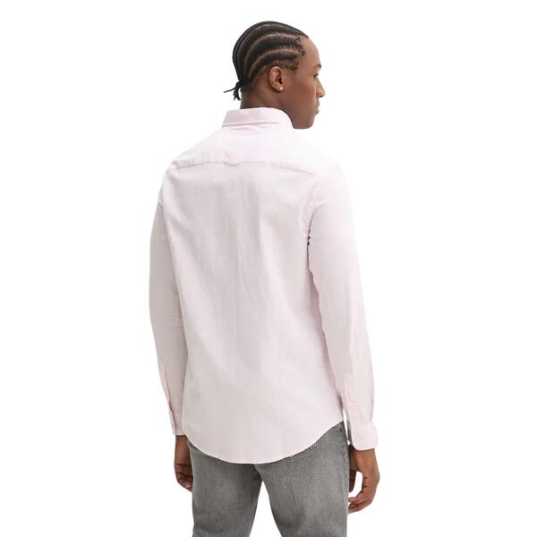 Ανδρικό Πουκάμισο Tommy Jeans Reg Linen Blend Ls Ext Precious Pink DM0DM20875-TH3