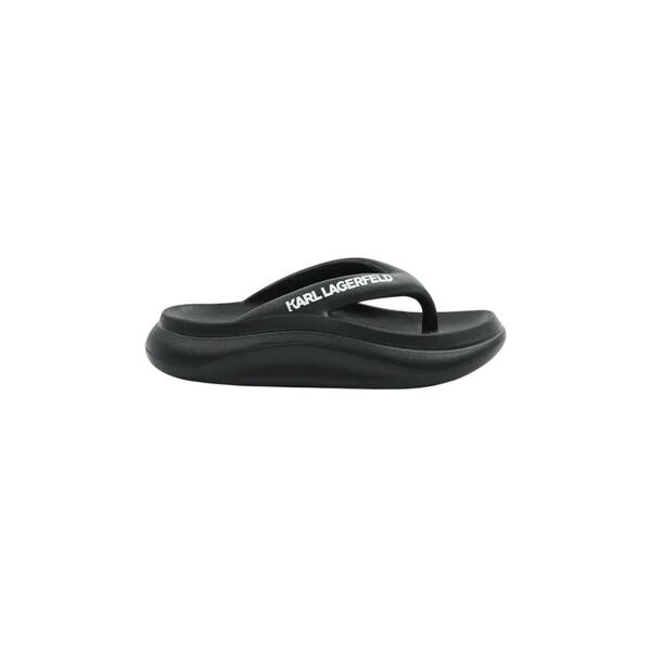 Γυναικεία Σαγιονάρα Karl Lagerfeld Hotel Karl Thong Black Rubber KL85025-V00