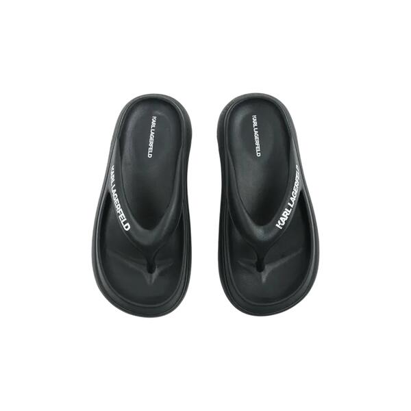 Γυναικεία Σαγιονάρα Karl Lagerfeld Hotel Karl Thong Black Rubber KL85025-V00