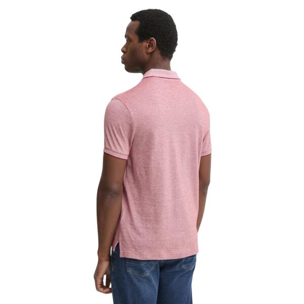 Αντρικό Polo Tommy Hilfiger Jacquard Micropattern Reg Regatta Red White MW0MW37525-0KP