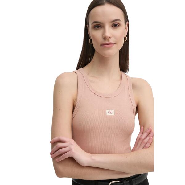 Γυναικείο Top Calvin Klein Woven Label Rib Tank Tuscany J20J224762-TGW