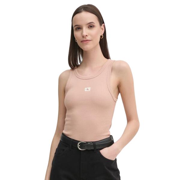 Γυναικείο Top Calvin Klein Woven Label Rib Tank Tuscany J20J224762-TGW