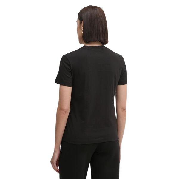 Γυναικείο T-shirt Calvin Klein Glossy Monologo Regural Black J20J224983-BEH