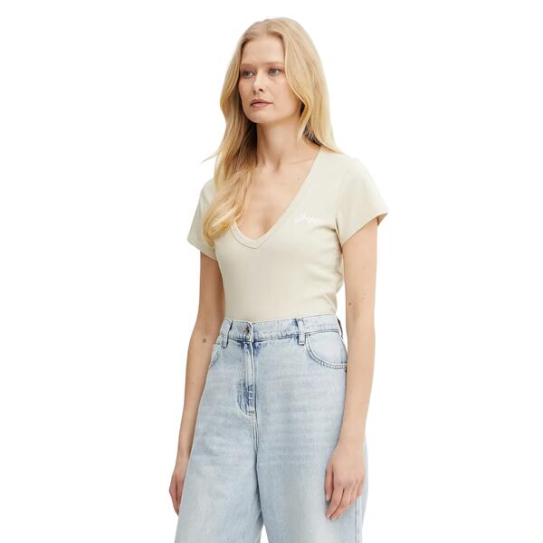 Γυναικείο T-shirt Boss C Eslane 4 Open Beige 50540432-287
