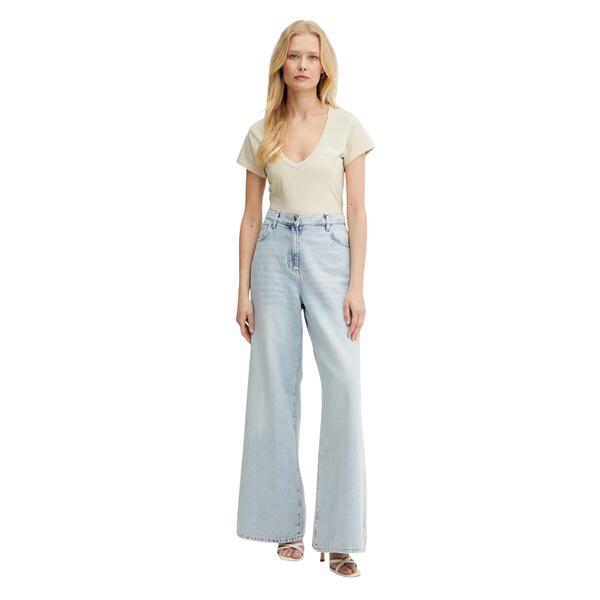 Γυναικείο T-shirt Boss C Eslane 4 Open Beige 50540432-287