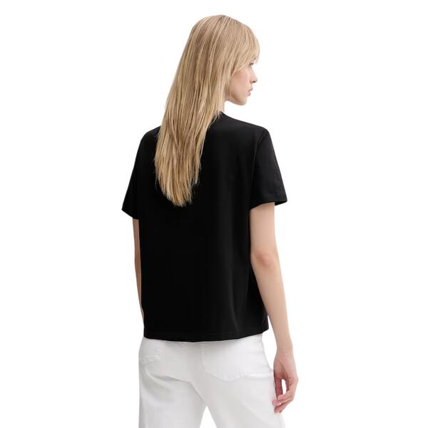 Γυναικείο T-Shirt Calvin Klein Hr Ss ClsscMnlg Cnc Black LV047B865G-UB1