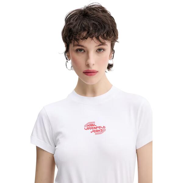 Γυναικείο T-Shirt Karl Lagerfeld Slim Te White A2W17027-100