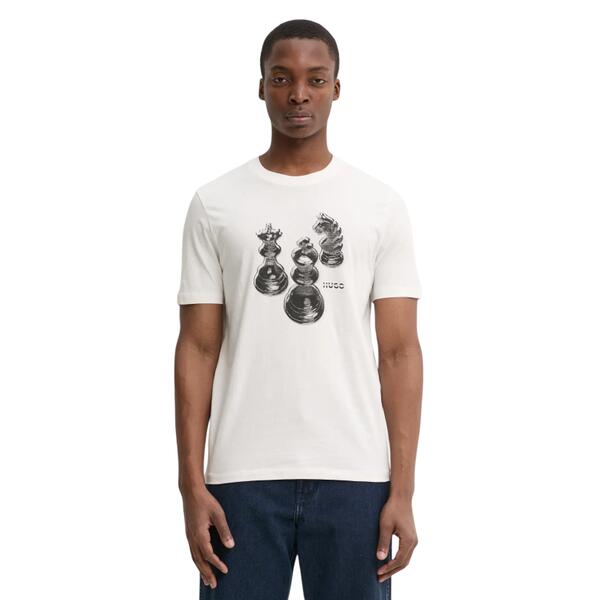 Ανδρικό T-shirt Hugo Dischach Natural 50532918-102