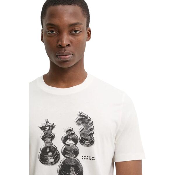 Ανδρικό T-shirt Hugo Dischach Natural 50532918-102