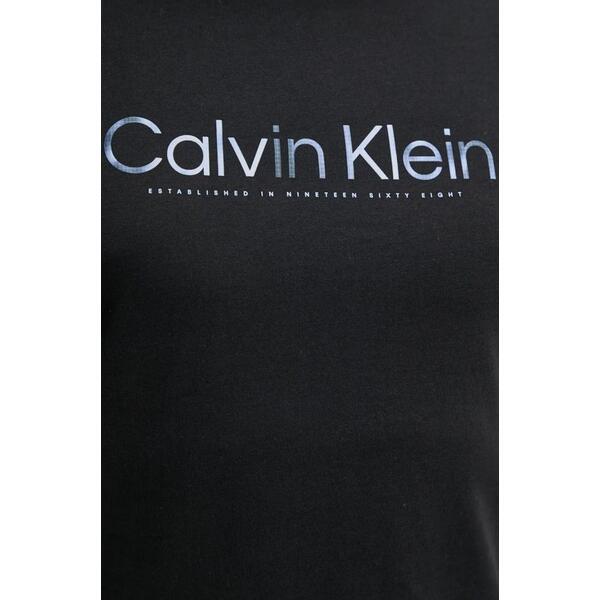 Ανδρικό Τ-shirt Calvin Klein Satin Bonded Logo Black K10K114162-BEH