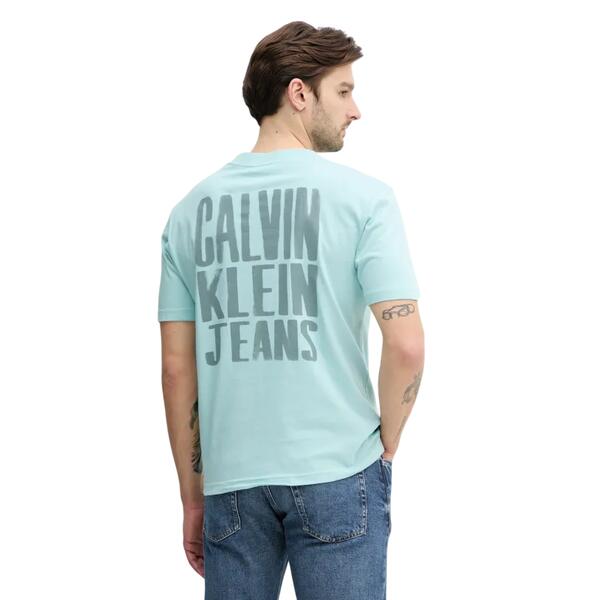 Ανδρικό T-Shirt Calvin Klein Jeans Painted Fresh Mint J30J327523-MR5