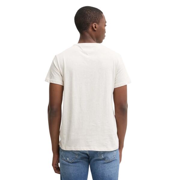 Αντρικό T-shirt Tommy Jeans Slim Entry Graphic Ext Ecru DM0DM20779-YBL