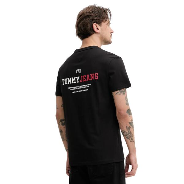 Ανδρικό T-Shirt Τommy Jeans Reg Dna Graphic Tee Ext Black DM0DM20815-BDS