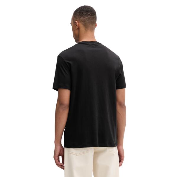 Ανδρικό T-shirt Calvin Klein Ss Supima Emblem Logo Tee Black LV04LF243G-UB1