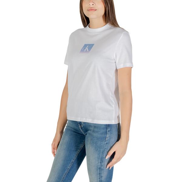 Γυναικείο T-Shirt Calvin Klein SS Classic Fit Tee Brilliant White LV047C864G-YAA