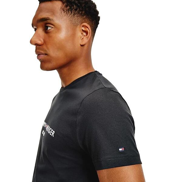 Ανδρικό T-shirt Tommy Hilfiger Core Logo Tee Jet Black MW0MW11465-BAS