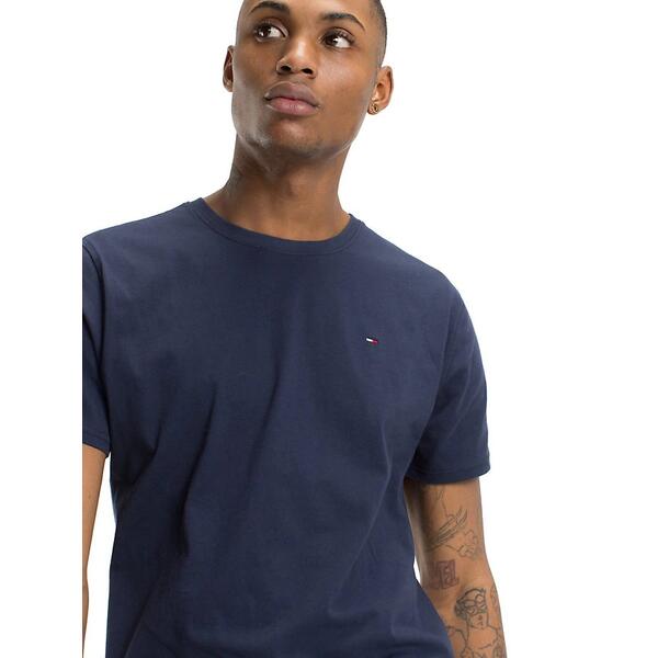 Ανδρικό T-shirt Tommy Jeans Tjm Original Jersey Black Iris DM0DM04411-002