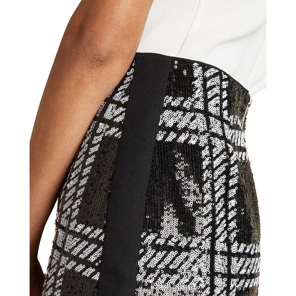 Γυναικεία Φούστα Ted Baker Hoopss Check  Sequin Mini Black 158488-BLACK