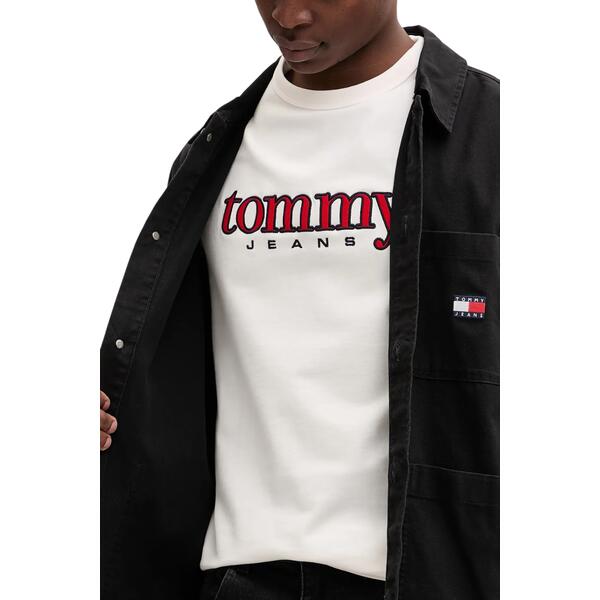 Ανδρικό Πουκάμισο Tommy Jeans Essential Overshirt Ext Black DM0DM20236-BDS