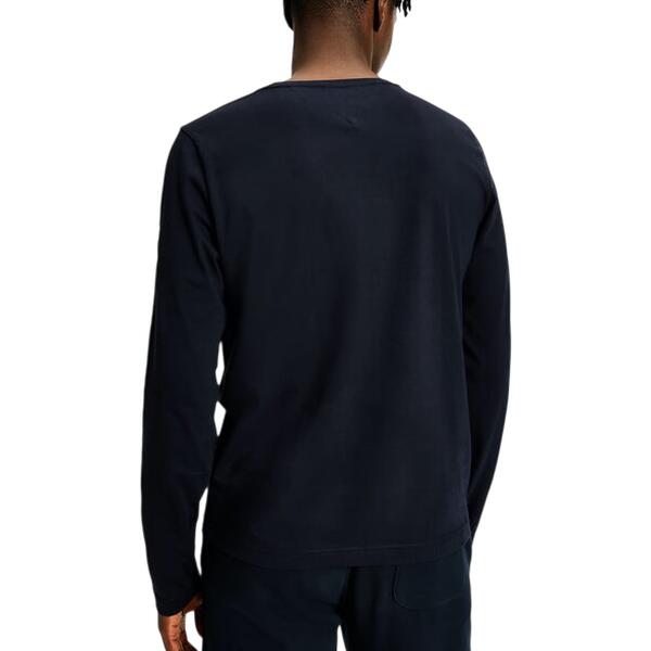 Ανδρική Μπλούζα Tommy Hilfiger Tommy Logo Long Sleeve Tee Navy Blue MW0MW09096-DW5