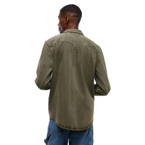 Ανδρικό Πουκάμισο Tommy Jeans Tjm Reg Washed Western Shirt Rocky Mountain DM0DM23518-M04
