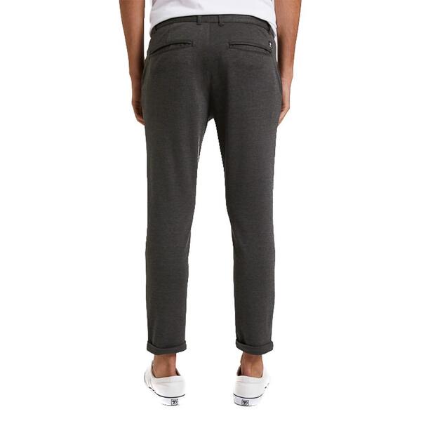 Ανδρικό Παντελόνι Tom Tailor 2nd 008 Cropped Slim Jer Anthra Melange Pique 1020453-24716