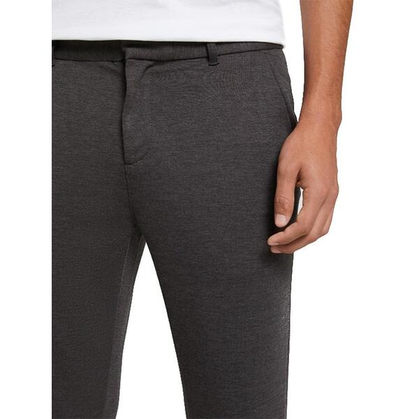 Ανδρικό Παντελόνι Tom Tailor 2nd 008 Cropped Slim Jer Anthra Melange Pique 1020453-24716