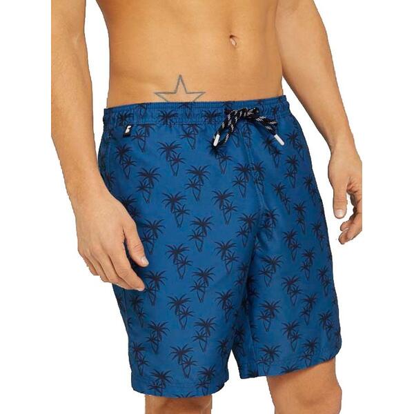 Ανδρικό Μαγιό Tom Tailor 3rd 104 Dark Blue Navy Palm Design 1025023-26644