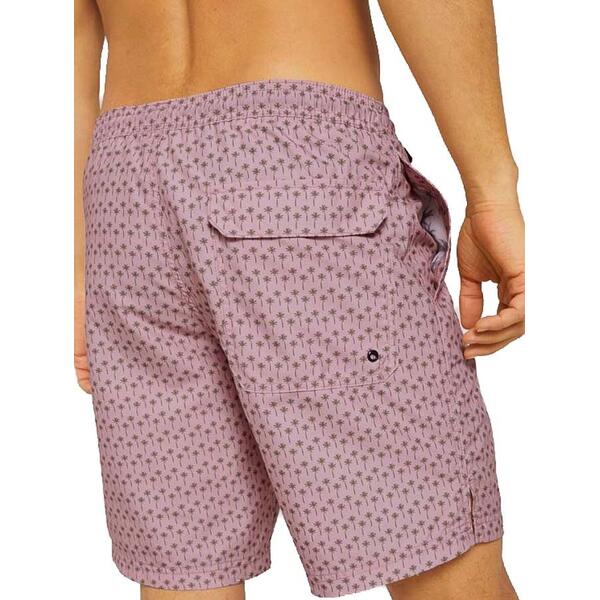 Ανδρικό Μαγιό Tom Tailor 3rd 104 Dark Blue Pale Pink Olive Palm Design 1025023-26642