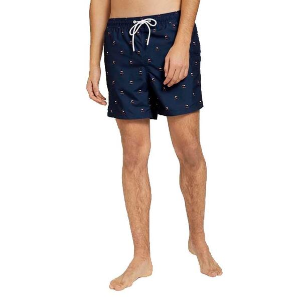 Ανδρικό Μαγιό Tom Tailor 3rd 105 Mint Big Triangl Print Navy Tucan Print 1024581-26503