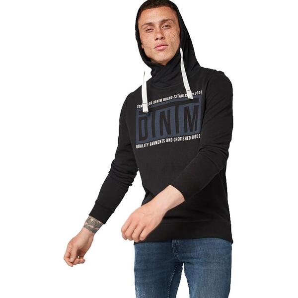 Ανδρική Φούτερ Tom Tailor 4th 910 Hoody W. C Black 1012453-29999