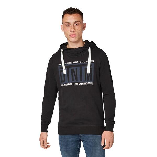 Ανδρική Φούτερ Tom Tailor 4th 910 Hoody W. C Black 1012453-29999