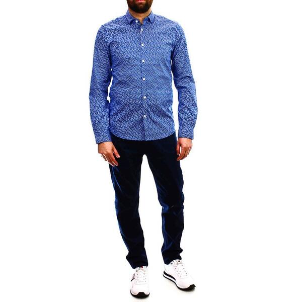 Ανδρικό Fitted Stretch Shirt Men Casual 1008594031-16231