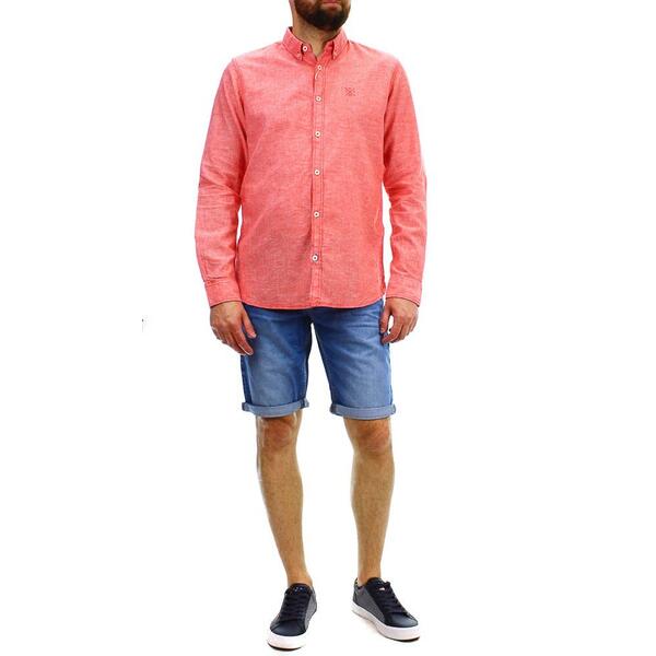 Ανδρικό Πουκάμισο Tom Tailor Ray Linen Cotton Shirt L1008935031-16296