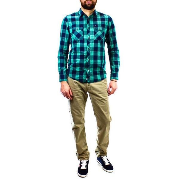 Ανδρικό Πουκάμισο Tom Tailor Ray Slub Check Shirt L1007931006-15763