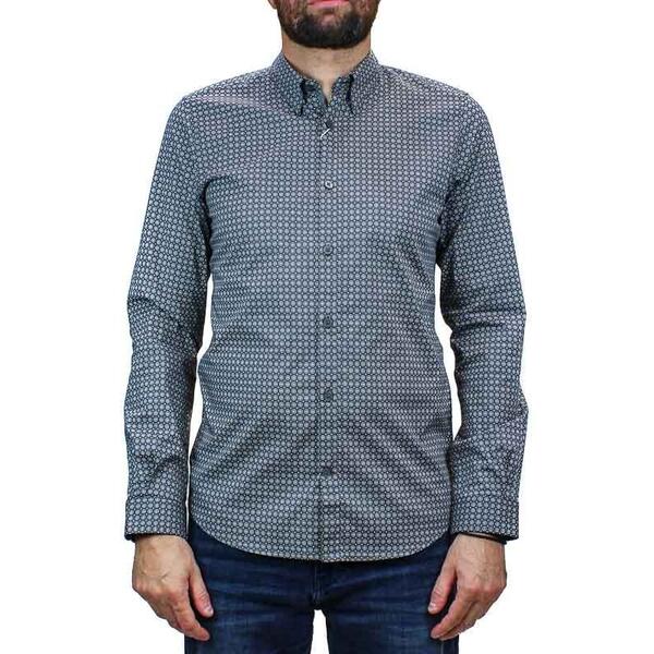 Ανδρικό Πουκάμισο Tom Tailor Slim Printed Stretch Shirt 100532.ΧΧ.10-14318