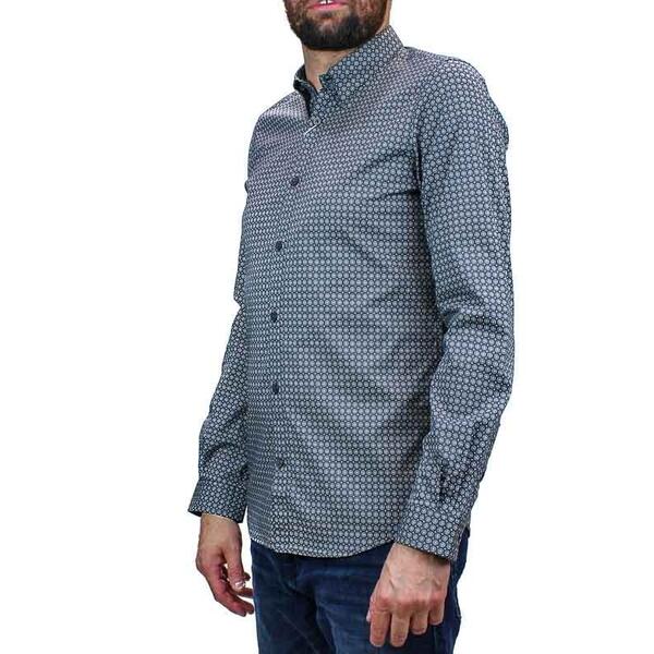 Ανδρικό Πουκάμισο Tom Tailor Slim Printed Stretch Shirt 100532.ΧΧ.10-14318