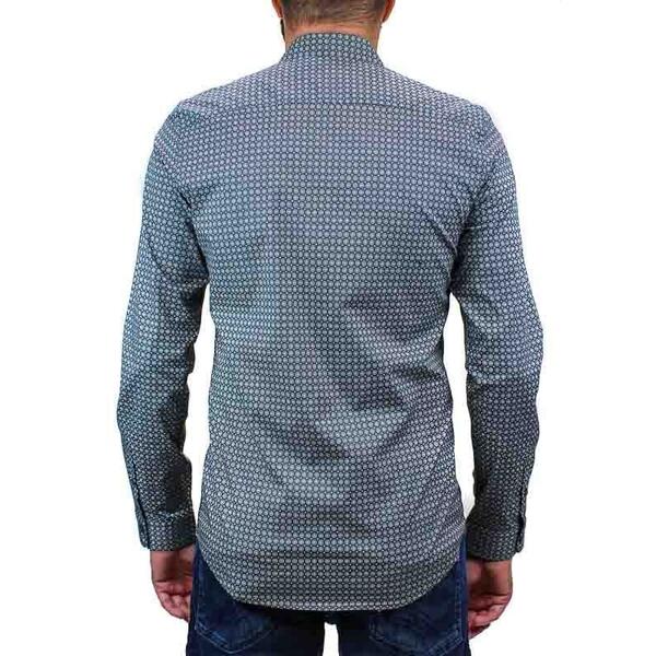 Ανδρικό Πουκάμισο Tom Tailor Slim Printed Stretch Shirt 100532.ΧΧ.10-14318