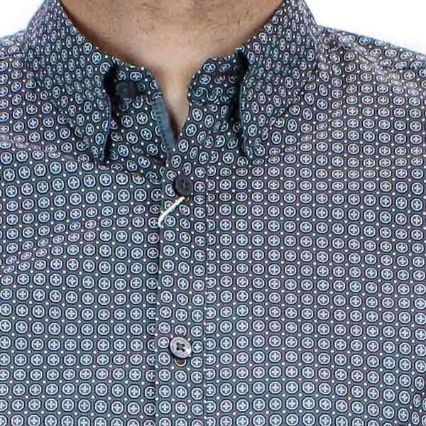 Ανδρικό Πουκάμισο Tom Tailor Slim Printed Stretch Shirt 100532.ΧΧ.10-14318